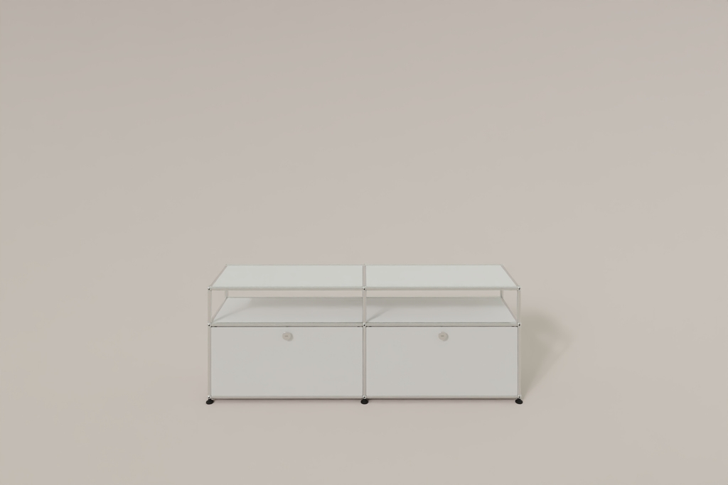 USM Haller Lowboard, mit 2 Klapptüren, von Paul Schärer & Fritz Haller Produktbild