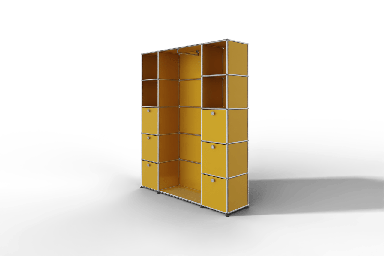 USM Haller Garderobe, 1450 mm breit, mit Klapptüren Produktbild