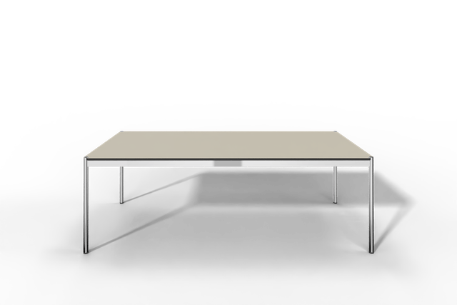 USM Haller Tisch, Tiefe 1000 mm, Linoleum beschichtet, aus 5 Farben wählbar, Tischlänge wählbar
