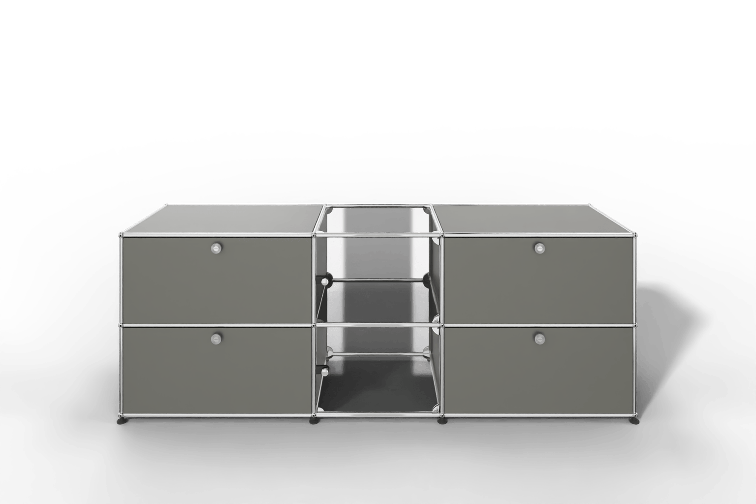 USM Haller Sideboard mit Vitrinen-Element Produktbild