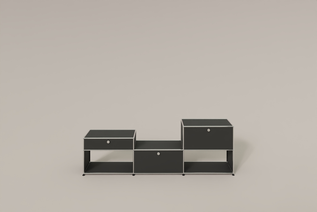 USM Haller Sideboard, 2 Klapptüren und 1 Schubkasten Produktbild