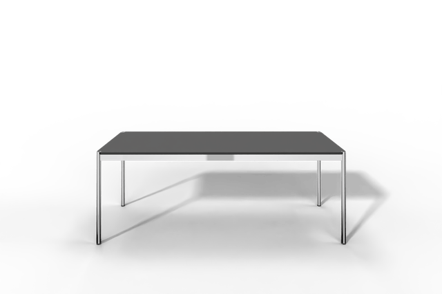 USM Haller Tisch, Tiefe 750 mm, in Fenix, aus 3 Farben wählbar, Tischlänge wählbar