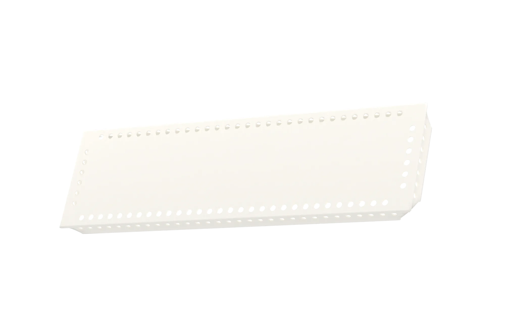 USM Haller Tablar Gelocht Reinweiß 100x350 Produktbild