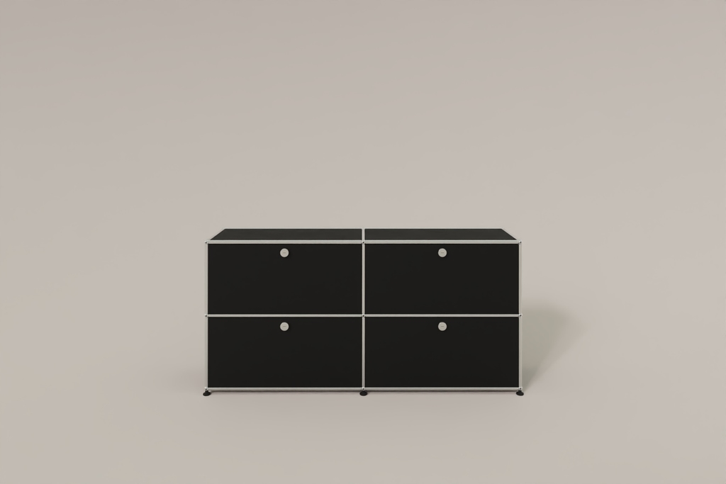 Farbe wählbar - USM Haller Sideboard, mit 4 Klapptüren