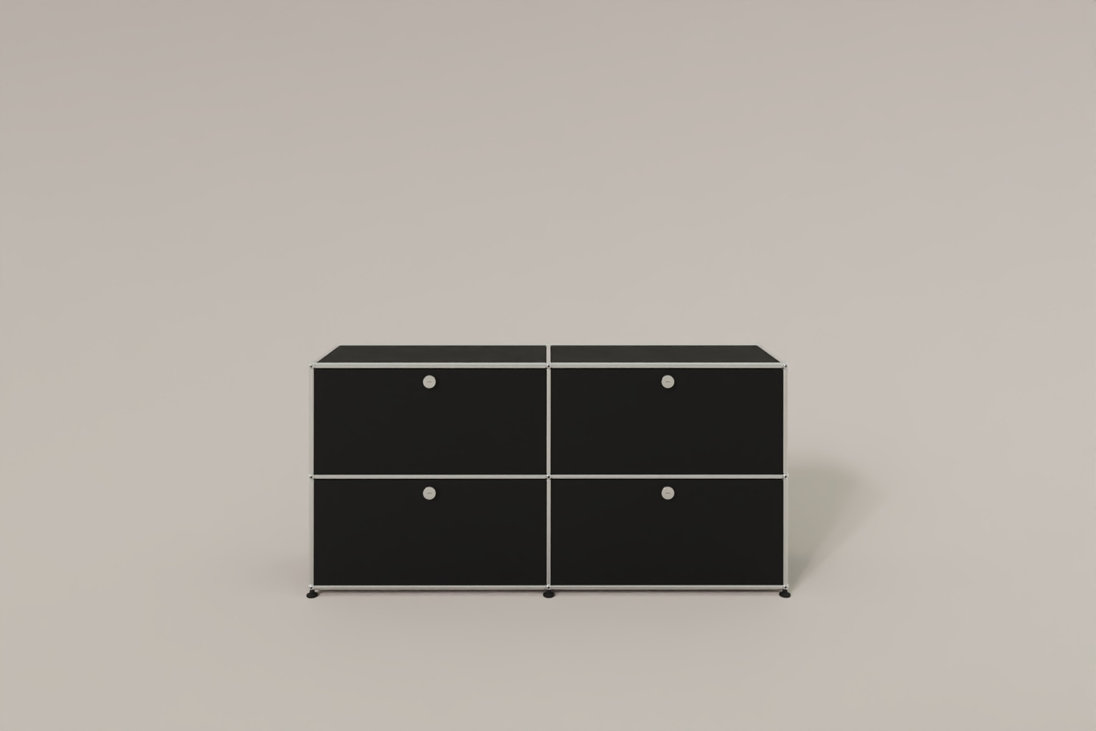 Farbe wählbar - USM Haller Sideboard, mit 4 Klapptüren Produktbild