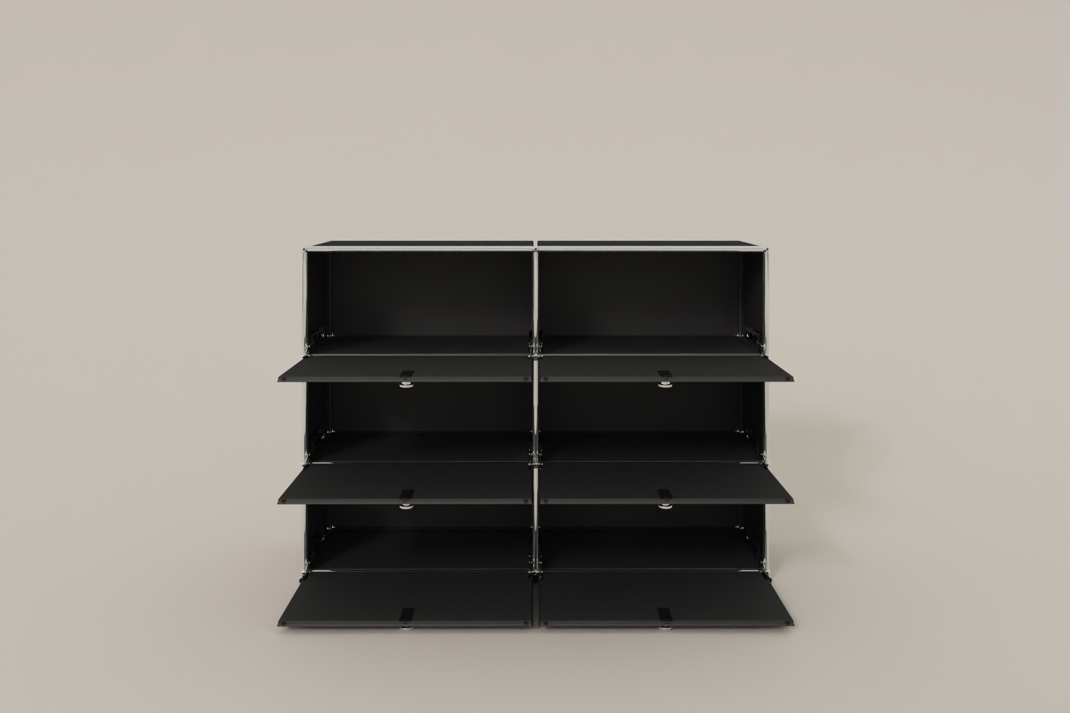 USM Haller Highboard, mit 6 Klapptüren, von Paul Schärer & Fritz Haller Produktbild