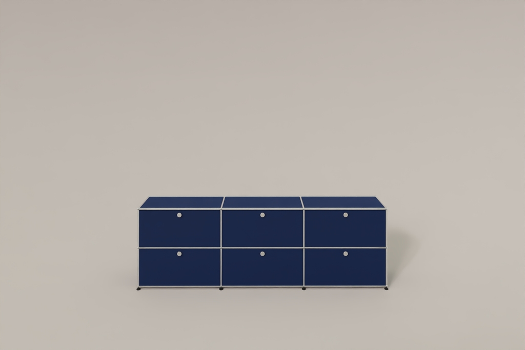 USM Haller Sideboard, mit 6 Klapptüren, von Paul Schärer & Fritz Haller Produktbild