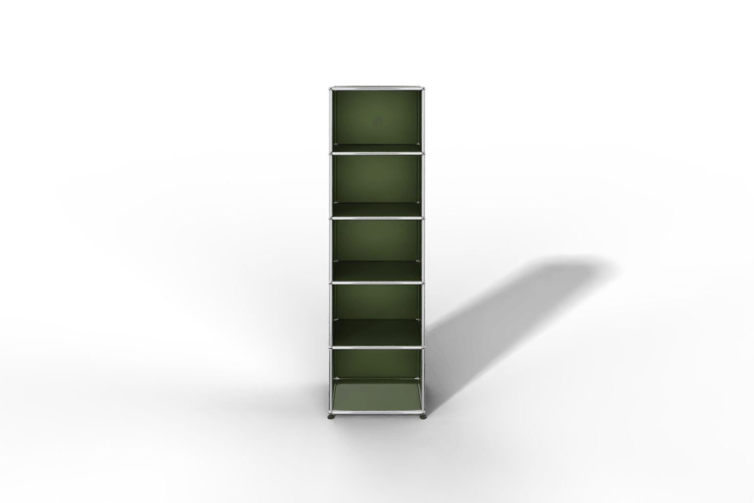 USM Haller Regal schmal mit 5 offenen Fächern Produktbild