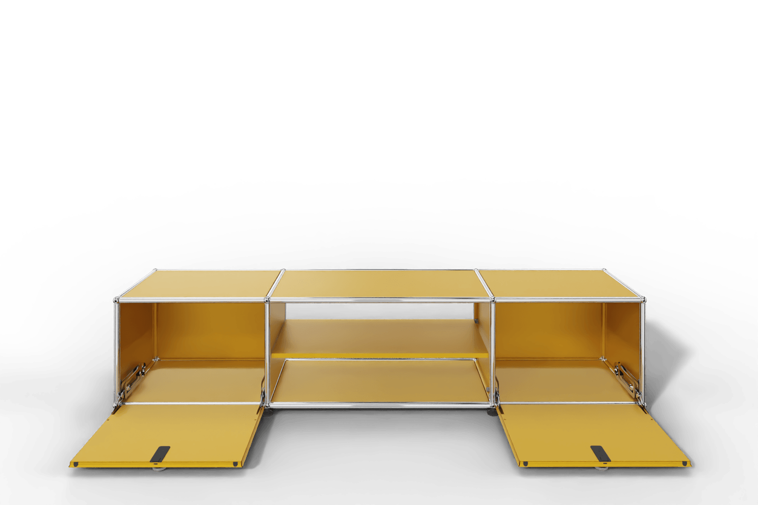 USM Haller TV-Lowboard mit Mittelteil und Zwischentablar Produktbild