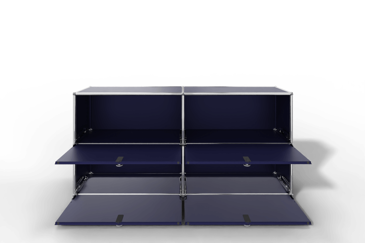 Farbe wählbar - USM Haller Sideboard, mit 4 Klapptüren Produktbild