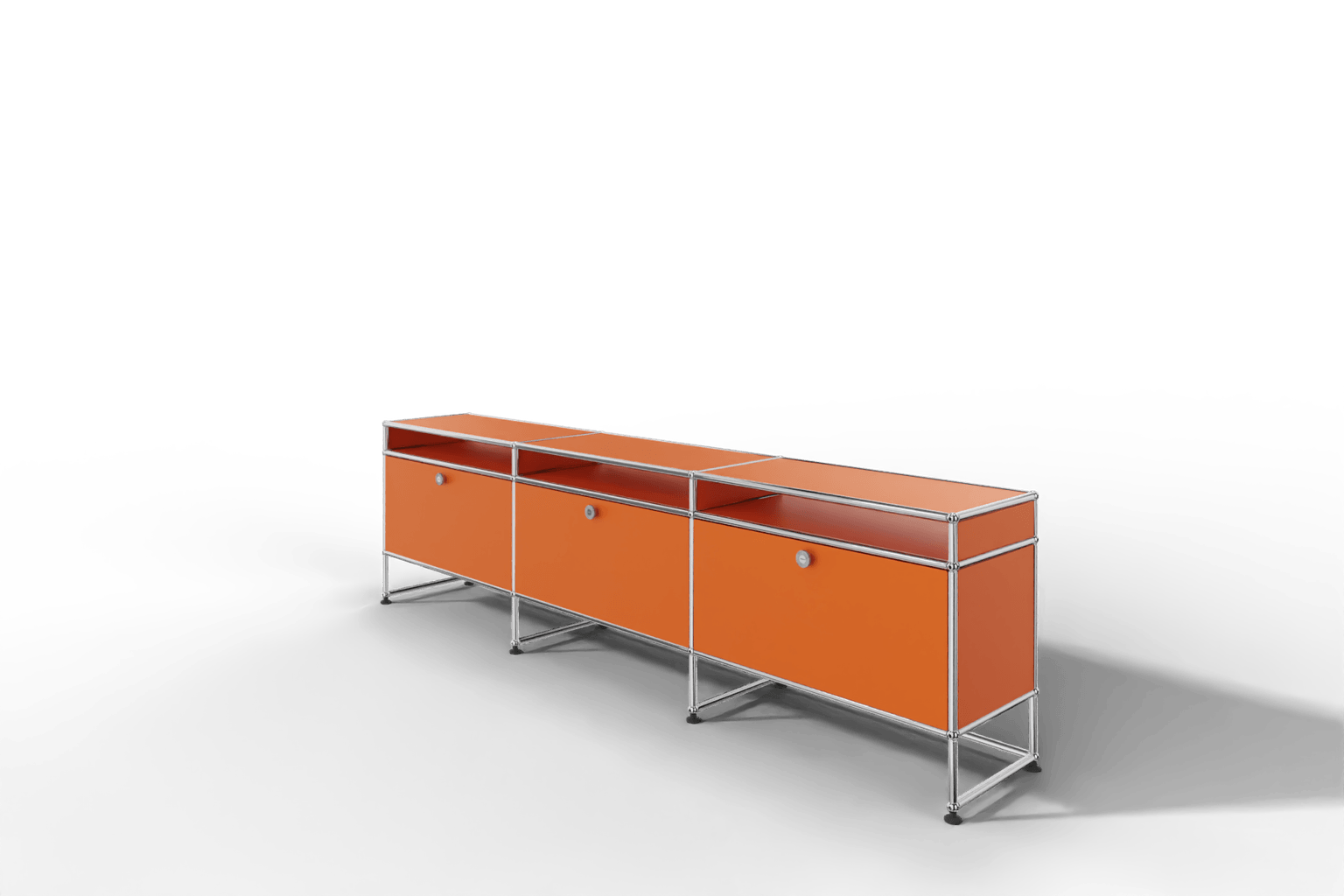 USM Haller TV-Lowboard, von Paul Schärer & Fritz Haller Produktbild