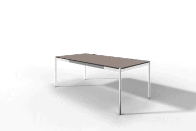 USM Haller Tisch Plus,Tiefe 1000 mm, Oberfläche Linoleum Produktbild