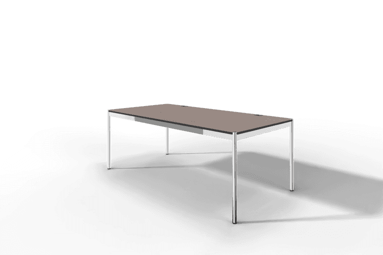 USM Haller Tisch Plus,Tiefe 1000 mm, Oberfläche Linoleum Produktbild