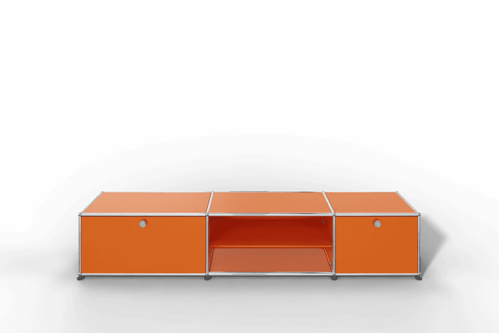 TV-Lowboard mit Schublade und Klapptür