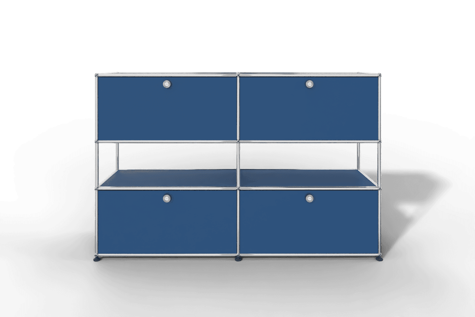 USM Haller Highboard mit 4 Klapptüren und offener Ebene Produktbild