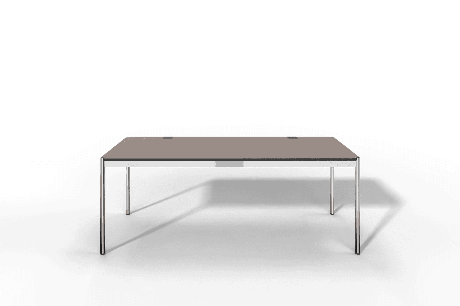 USM Haller Tisch Plus,Tiefe 750 mm, Oberfläche Linoleum Produktbild