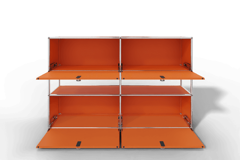 USM Haller Highboard mit 4 Klapptüren und offener Ebene Produktbild