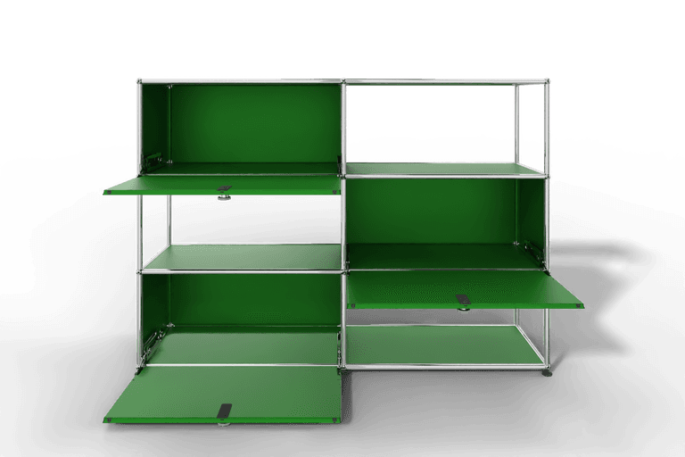 USM Haller Highboard/Raumteiler, 3 offene Elemente, 3 Klapptüren Produktbild