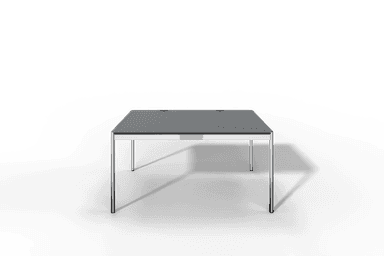 USM Haller Tisch Plus,Tiefe 1000 mm, Oberfläche Linoleum Produktbild