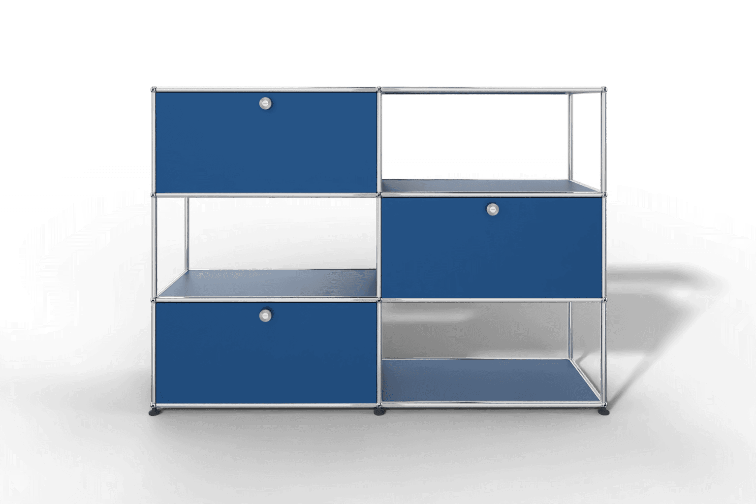 USM Haller Highboard/Raumteiler, 3 offene Elemente, 3 Klapptüren Produktbild