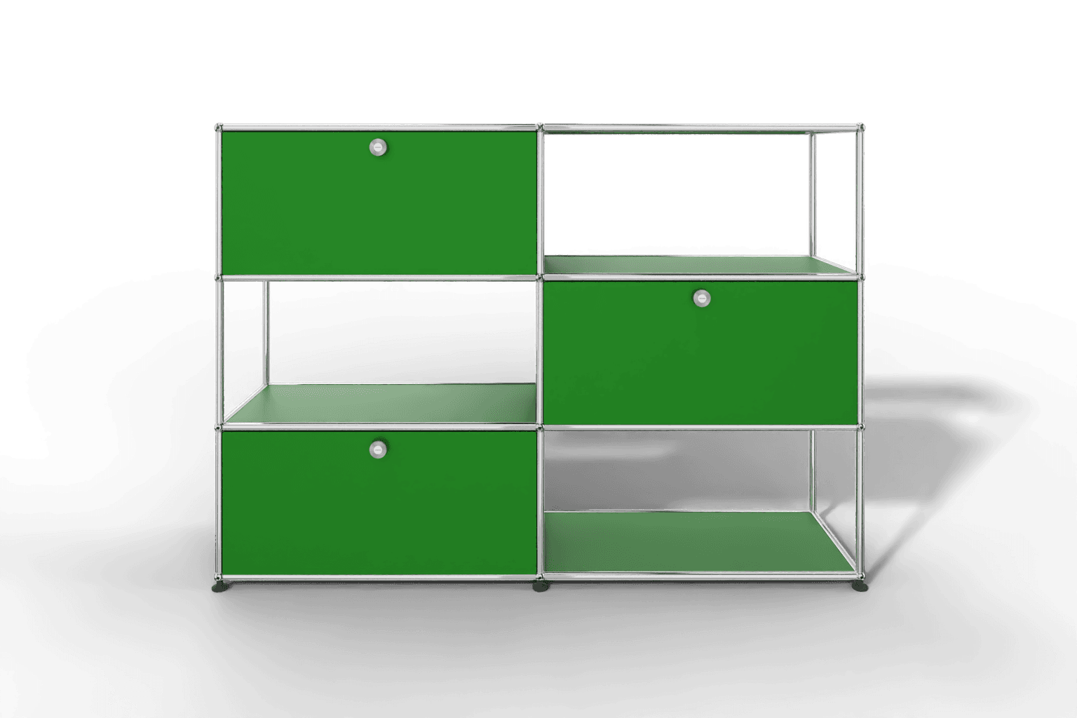 USM Haller Highboard/Raumteiler, 3 offene Elemente, 3 Klapptüren Produktbild