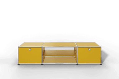 USM Haller TV-Lowboard mit Mittelteil und Zwischentablar Produktbild