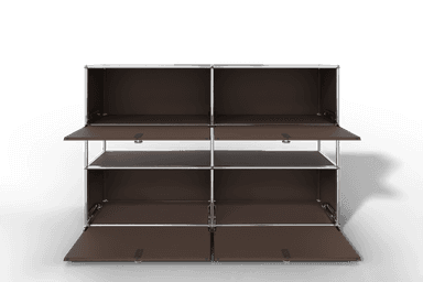 USM Haller Highboard mit 4 Klapptüren und offener Ebene Produktbild