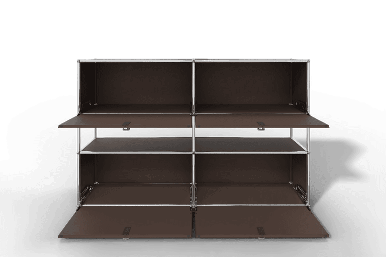 USM Haller Highboard mit 4 Klapptüren und offener Ebene Produktbild