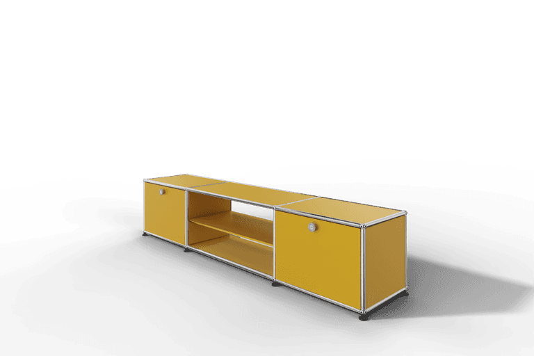 USM Haller TV-Lowboard mit Mittelteil und Zwischentablar Produktbild