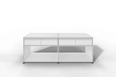 USM Haller Sideboard, mit 4 Schubladen A6 und 2 offenen Fächern. Tiefe 50 cm. Produktbild