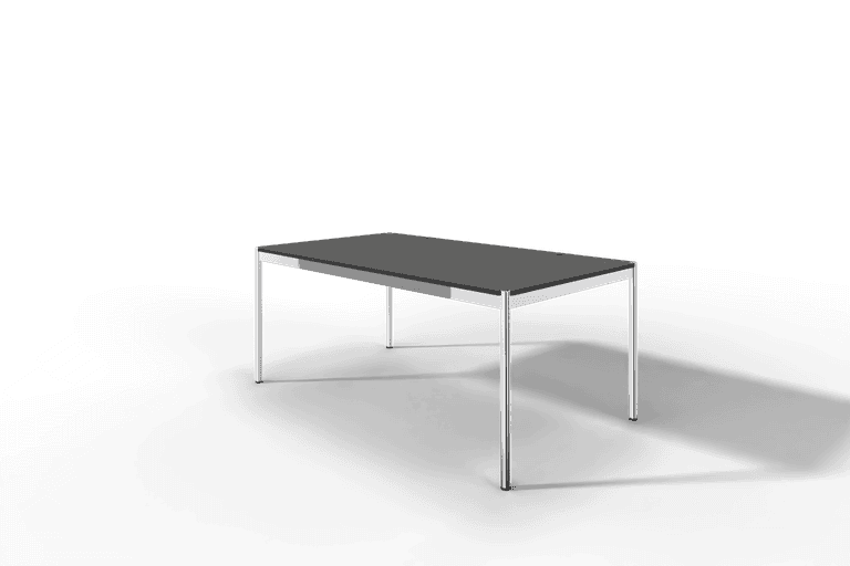 USM Haller Tisch Plus,Tiefe 1000 mm, Oberfläche Linoleum Produktbild