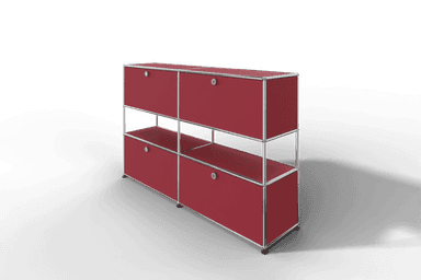 USM Haller Highboard mit 4 Klapptüren und offener Ebene Produktbild