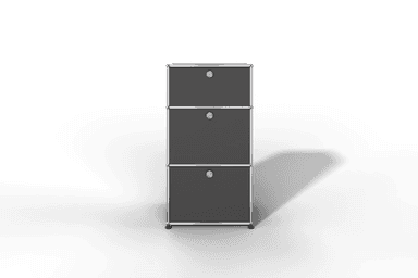 USM Haller schmales Highboard mit 3 Klapptüren. Produktbild