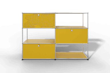USM Haller Highboard/Raumteiler, 3 offene Elemente, 3 Klapptüren Produktbild