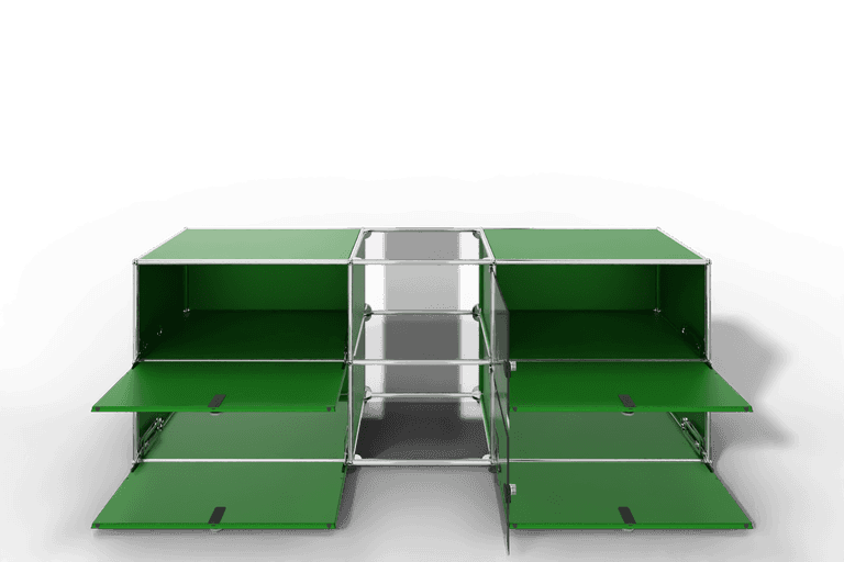 USM Haller Sideboard mit Vitrinen-Element Produktbild