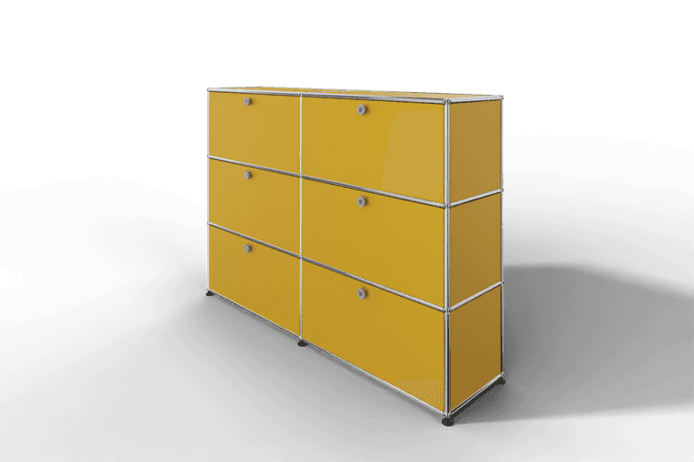 USM Haller Highboard, mit 6 Klapptüren, von Paul Schärer & Fritz Haller Produktbild