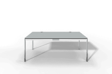 USM Haller Tisch Plus,Tiefe 1000 mm, Oberfläche Linoleum Produktbild