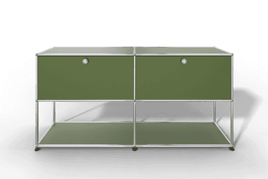 USM Haller Sideboard, 2 Klapptüren, untere Ebene offen Produktbild