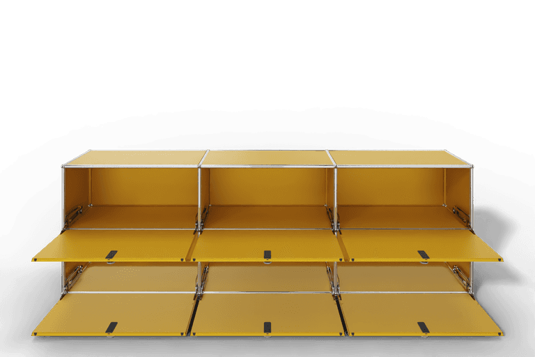 USM Haller Sideboard, mit 6 Klapptüren, von Paul Schärer & Fritz Haller Produktbild