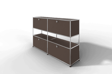 USM Haller Highboard mit 4 Klapptüren und offener Ebene Produktbild