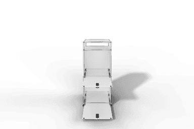 Schmales Highboard mit 2 Klapptüren Produktbild