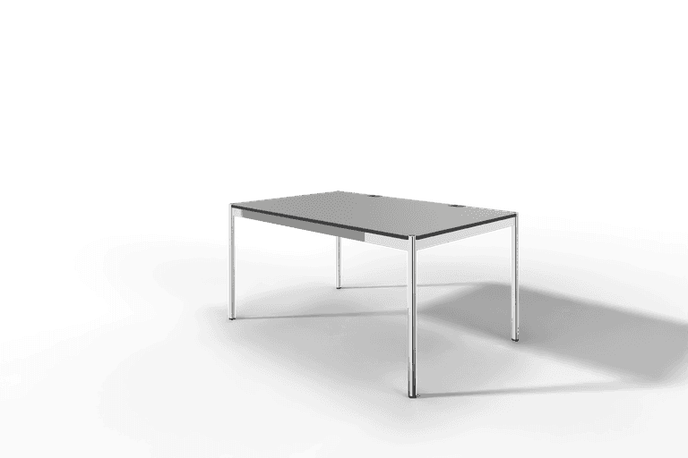 USM Haller Tisch Plus,Tiefe 1000 mm, Oberfläche Kunstharz Produktbild
