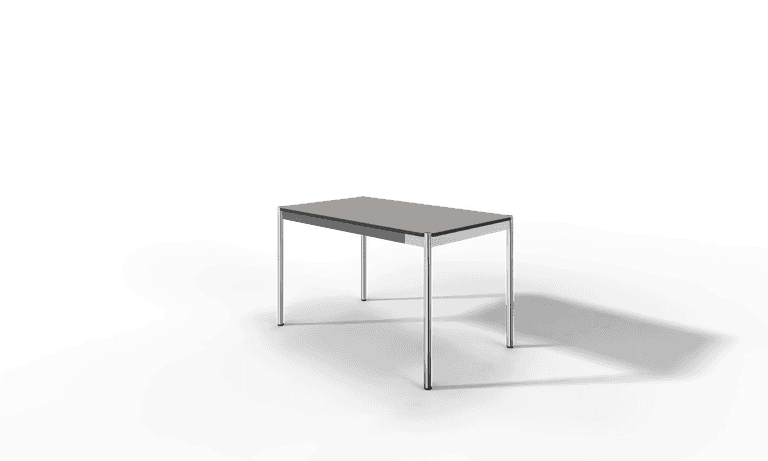 USM Haller Tisch, Tiefe 750 mm, in Fenix, aus 3 Farben wählbar, Tischlänge wählbar Produktbild