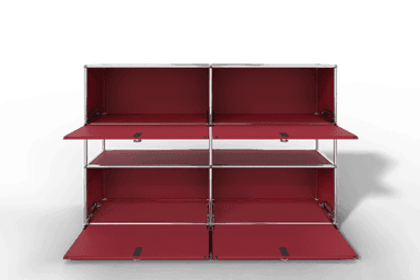 USM Haller Highboard mit 4 Klapptüren und offener Ebene Produktbild