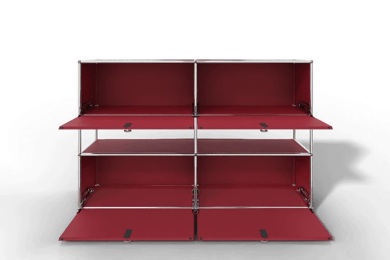 USM Haller Highboard mit 4 Klapptüren und offener Ebene Produktbild