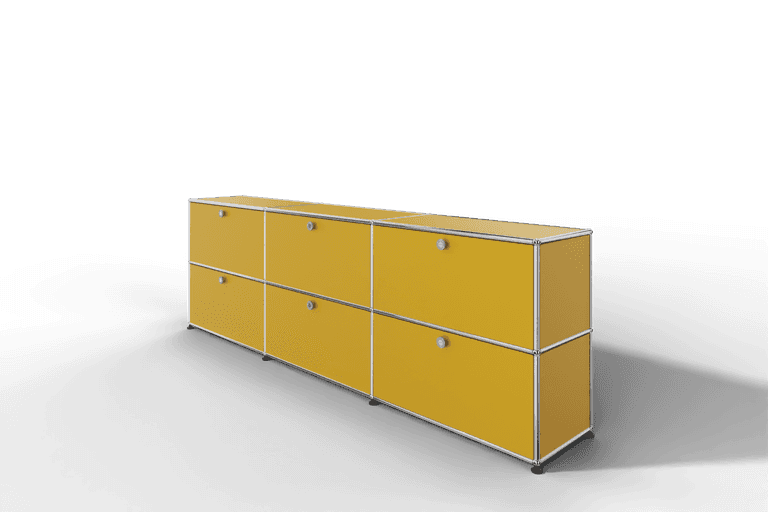USM Haller Sideboard, mit 6 Klapptüren, von Paul Schärer & Fritz Haller Produktbild