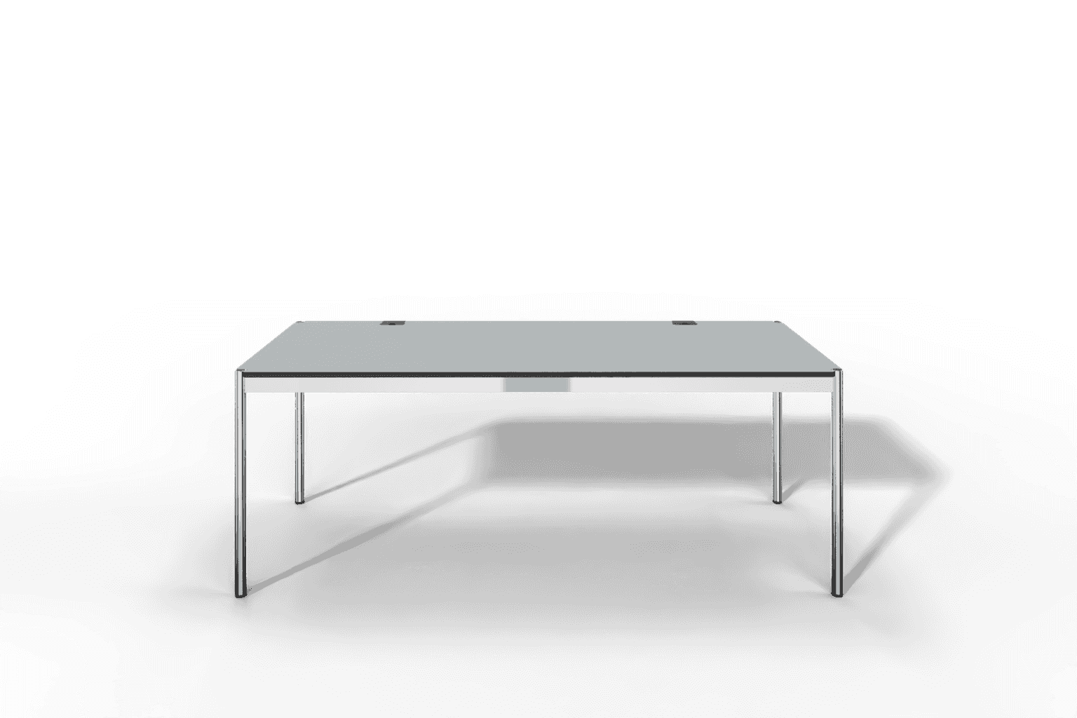 USM Haller Tisch Plus,Tiefe 750 mm, Oberfläche Linoleum Produktbild