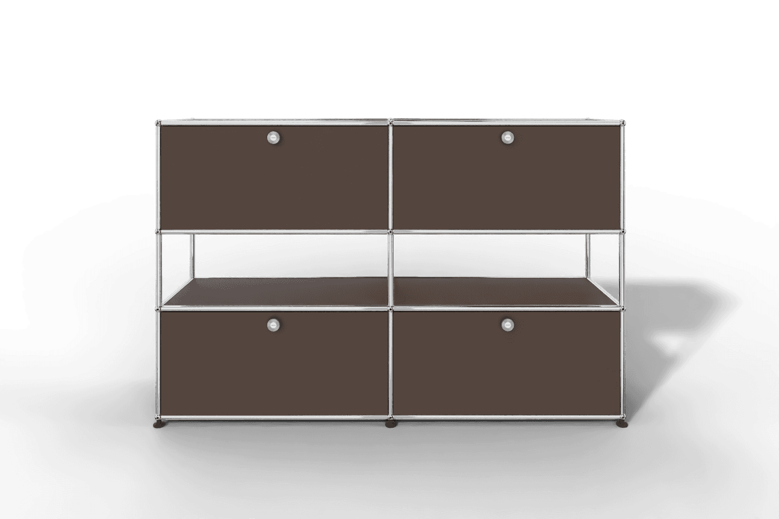 USM Haller Highboard mit 4 Klapptüren und offener Ebene Produktbild