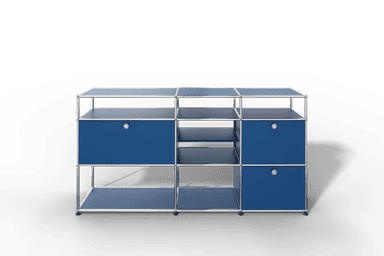 Sideboard mit offenen Elementen und Klapptüren Produktbild