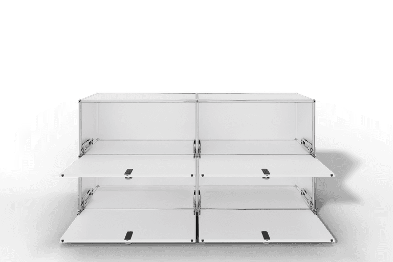 Farbe wählbar - USM Haller Sideboard, mit 4 Klapptüren Produktbild